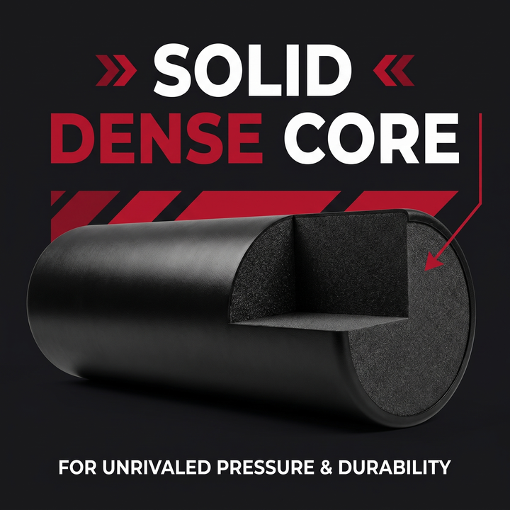 PHYSIOATHLETX Foam Roller 33cm - Solid Dense Core Feature