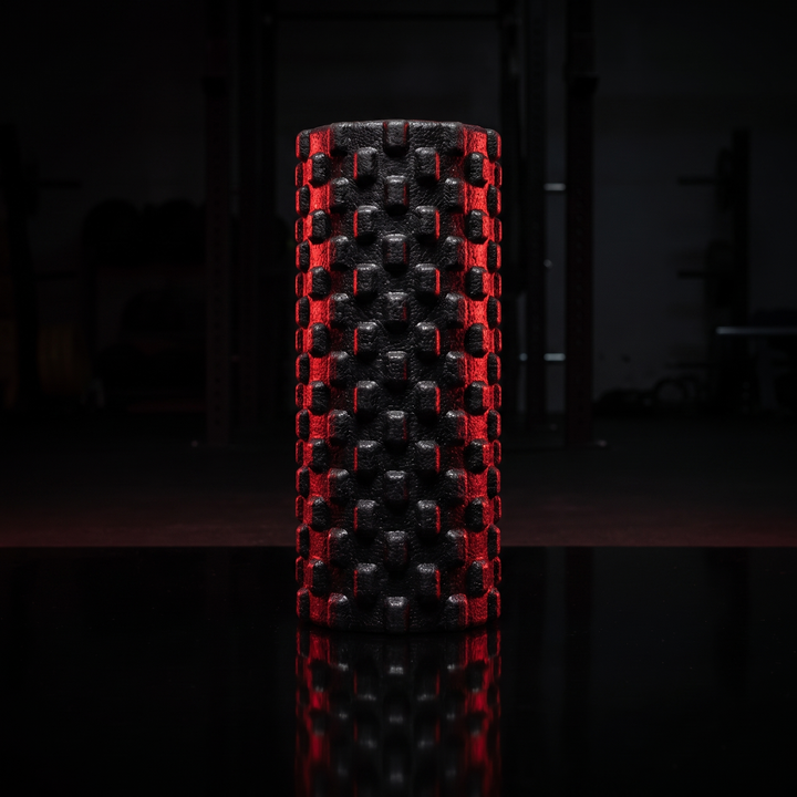 PHYSIOATHLETX Professional Foam Roller 33cm High-Density Solid Core - Upright Standing