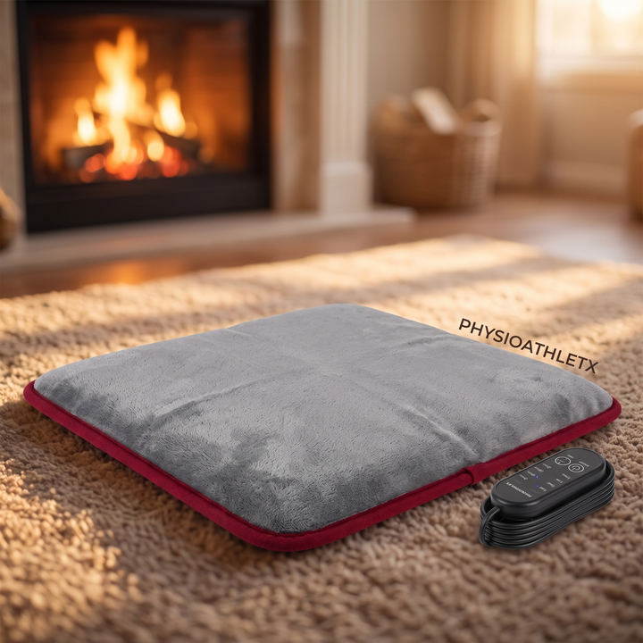 Electric Foot Heating Pad Adjustable Heat Settings Foot Warmer Mat 4 Heat Levels 4 Timers Fast Heating for Bed Office Home Winter Use - Hero Shot