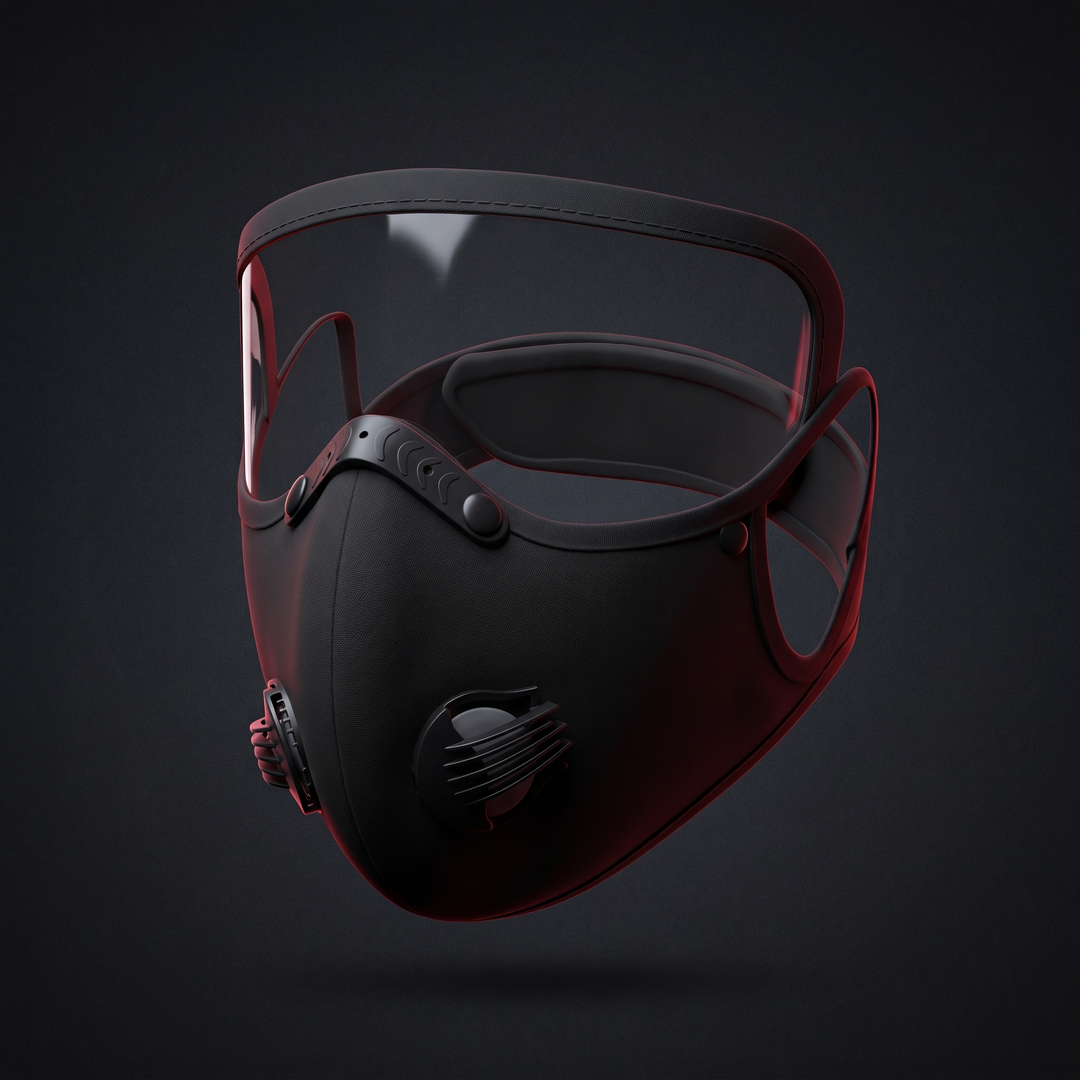 Adjustable Full Face Sports Mask Windproof UV Protection Outdoor Cycling Motorcycle Mask for Men and Women Breathable Protective Face Cover - Black