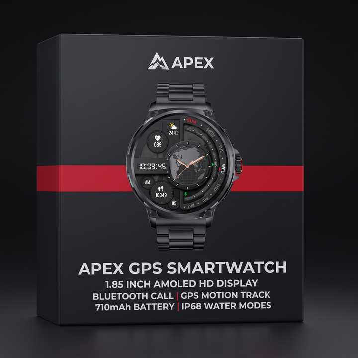 Professional GPS Smart Watch Sport Fitness Tracker - retail packaging box