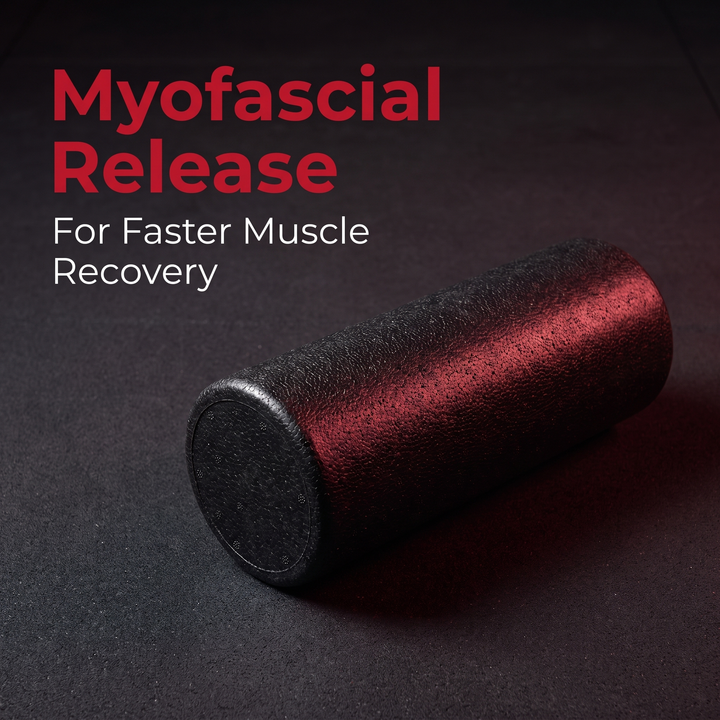 Professional High-Density Foam Roller - Myofascial Release for Muscle Recovery
