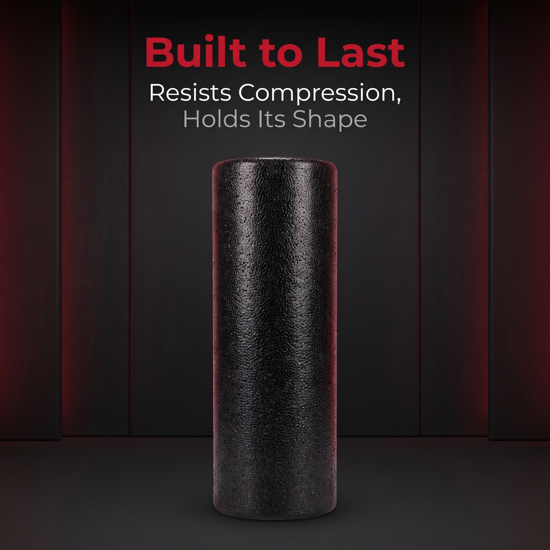 Professional High-Density Foam Roller - Built to Last, Resists Compression