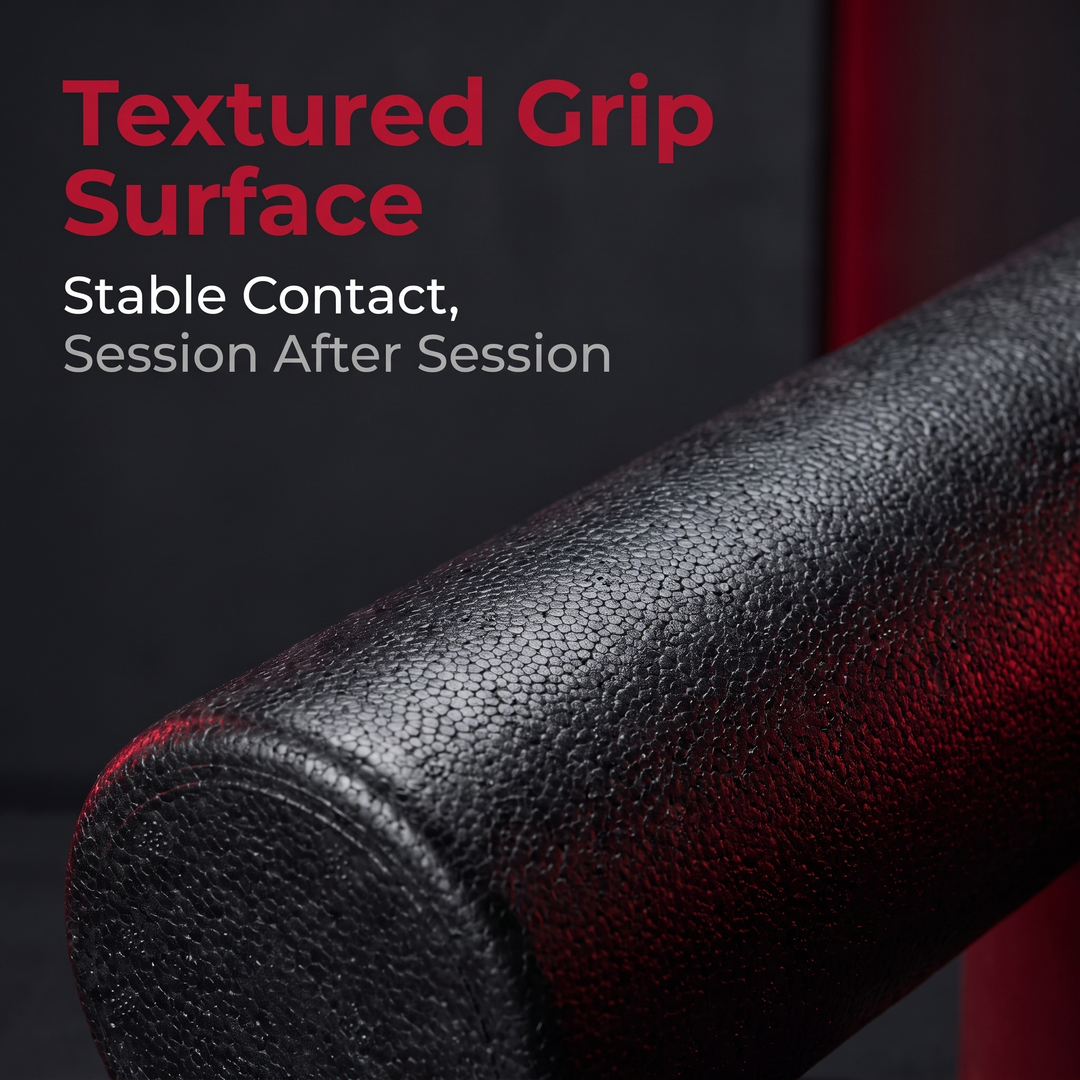 Professional High-Density Foam Roller - Textured Grip Surface Detail