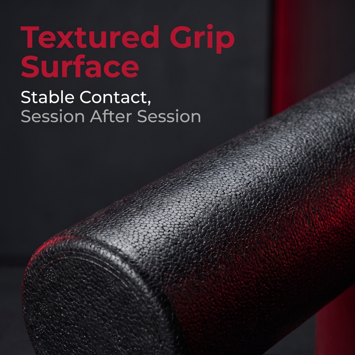Professional High-Density Foam Roller - Textured Grip Surface Detail