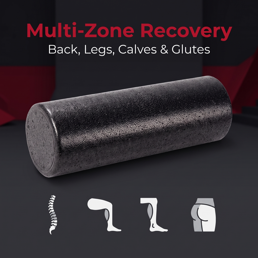Professional High-Density Foam Roller - Multi-Zone Muscle Recovery