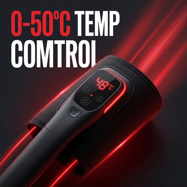 0 to 50 degree Celsius temperature control feature of compression recovery device