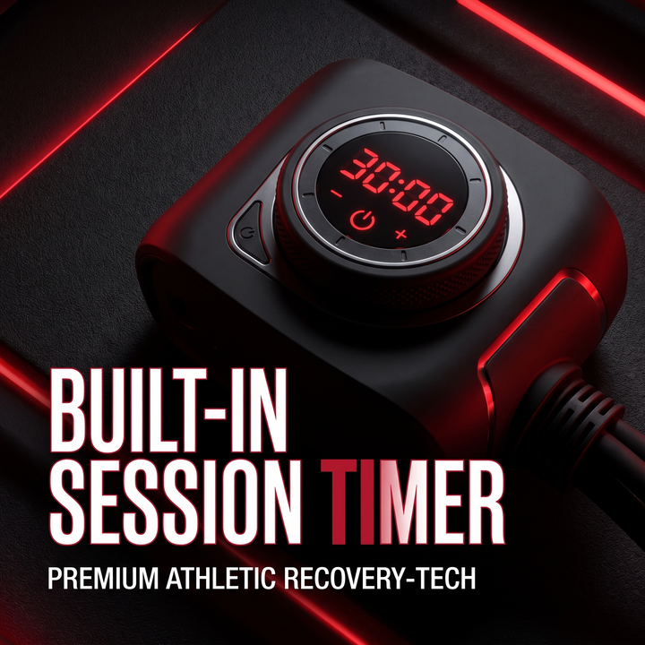 Built-in session timer feature of compression recovery device