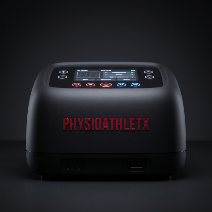 PHYSIOATHLETX branded compression recovery device control unit