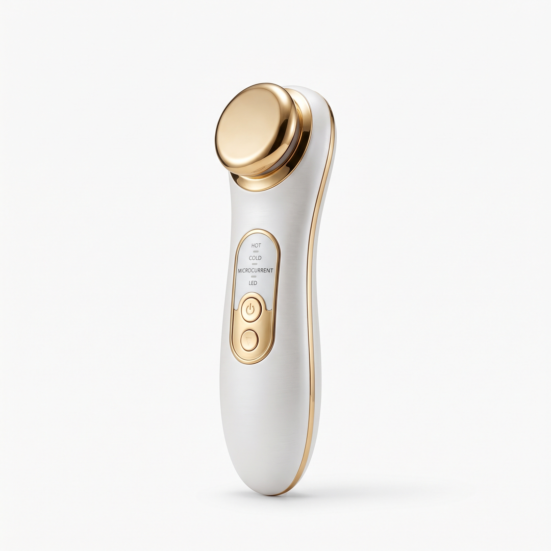 Hot Cold Microcurrent Face and Neck Massager - front view hero shot