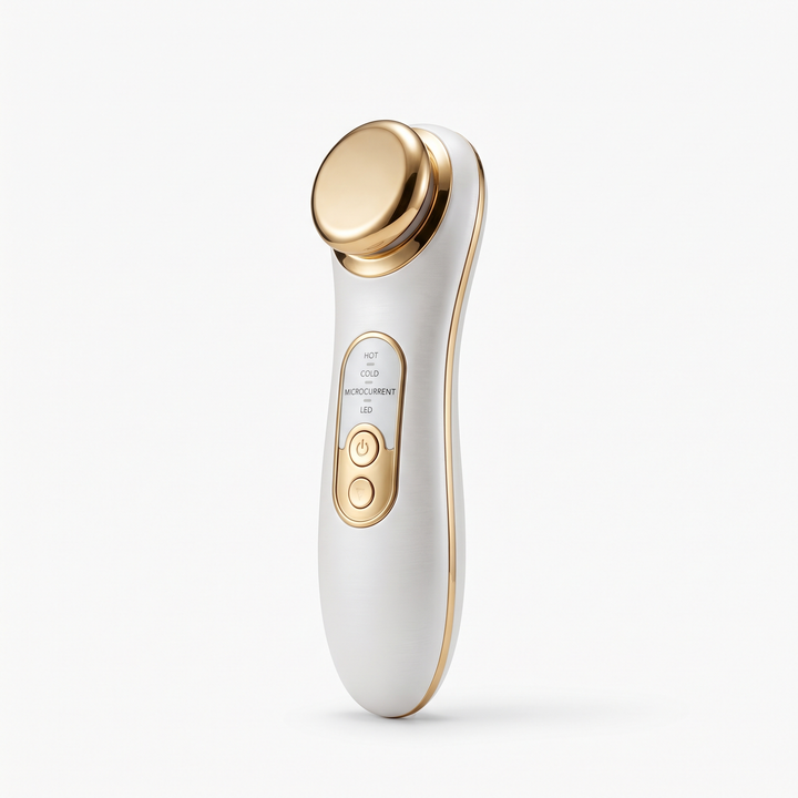 Hot Cold Microcurrent Face and Neck Massager - front view hero shot