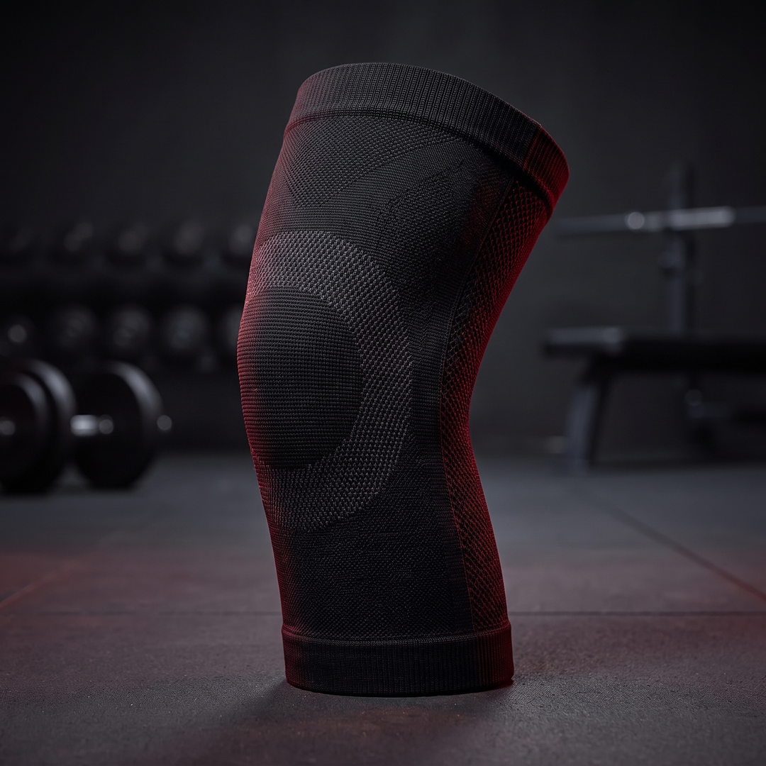 Professional Knee Sleeves Compression Knee Support for Running Weightlifting Squats Joint Pain Relief Circulation Support Fitness Recovery 1 Pair - Black