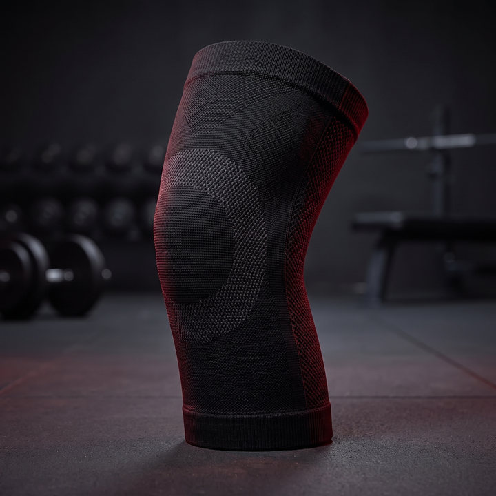 Professional Knee Sleeves Compression Knee Support for Running Weightlifting Squats Joint Pain Relief Circulation Support Fitness Recovery 1 Pair - Black