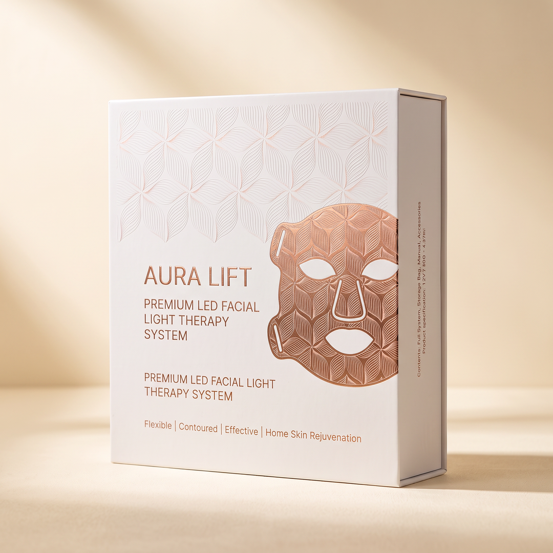 Professional LED Face &amp; Neck Light Therapy Mask premium retail packaging box