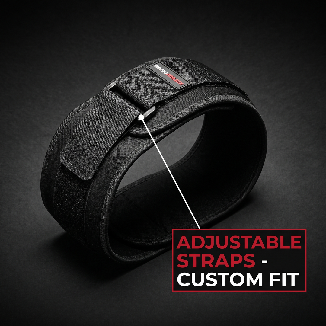 Feature callout: adjustable straps for a custom fit