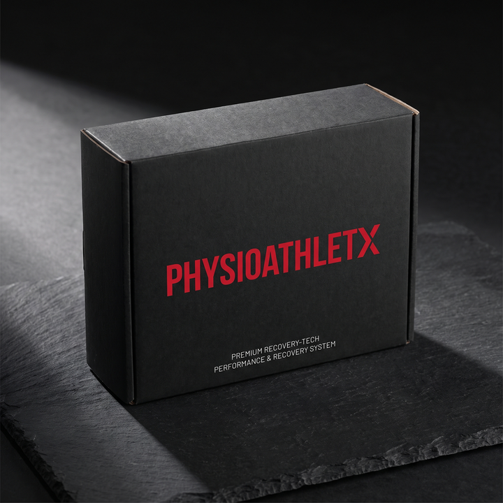 PHYSIOATHLETX branded packaging box