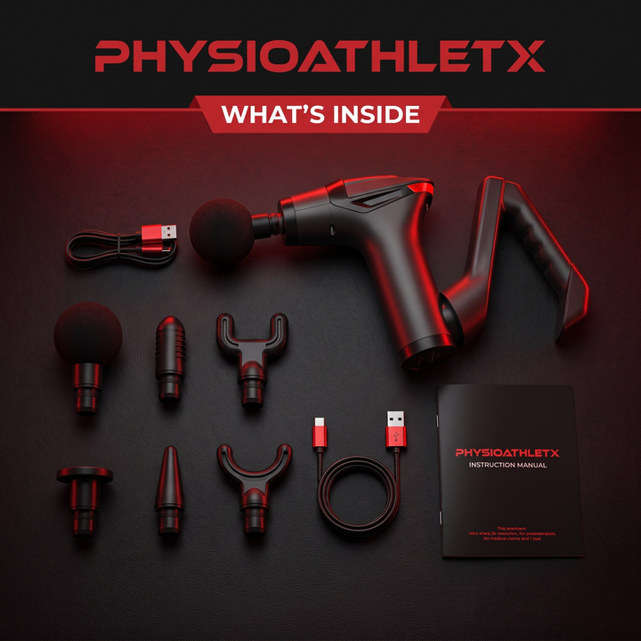 Professional Long Handle Electric Massage Gun - What&