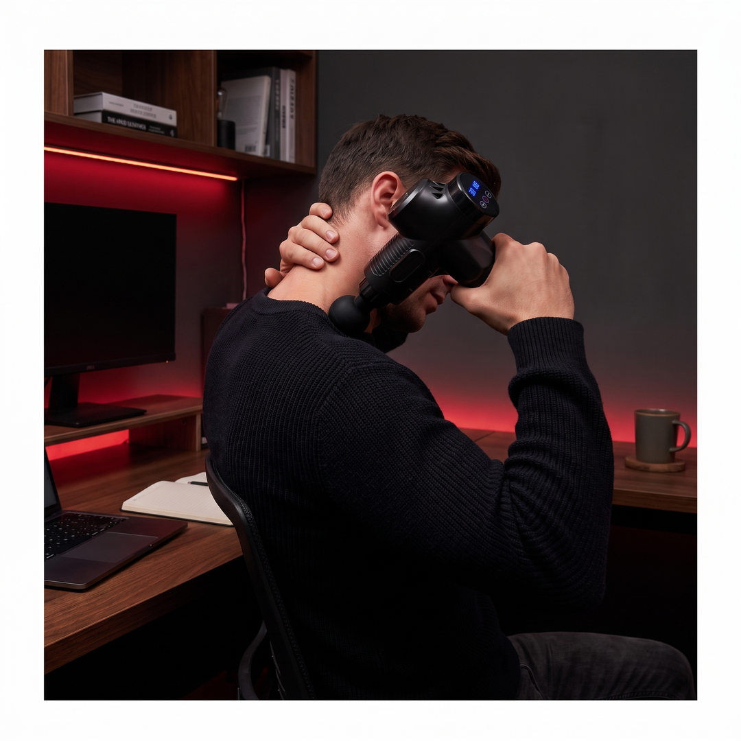 PHYSIOATHLETX Massage Gun - Desk Break Neck and Shoulder Relief