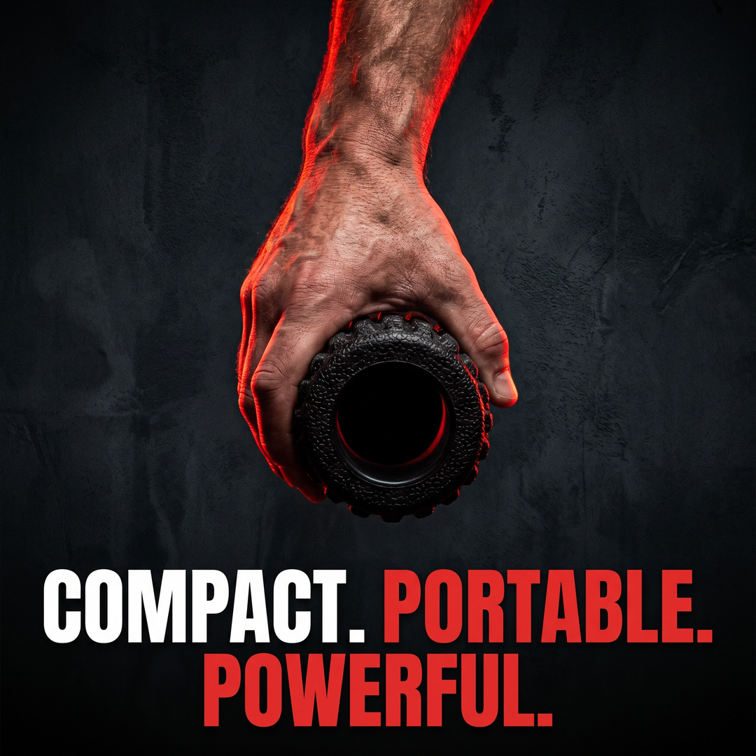 PHYSIOATHLETX Mini Foam Roller - Compact Portable Powerful