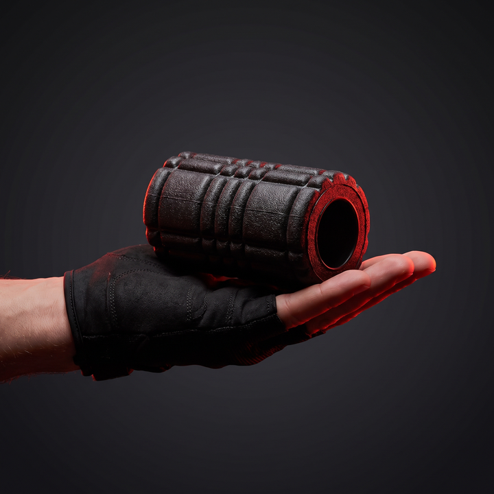 PHYSIOATHLETX Mini Foam Roller - Size Comparison with Hand