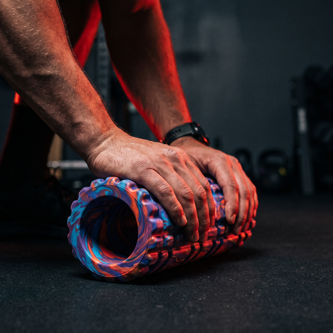 PHYSIOATHLETX Mini Foam Roller - Neck and Traps Rolling, Colorful