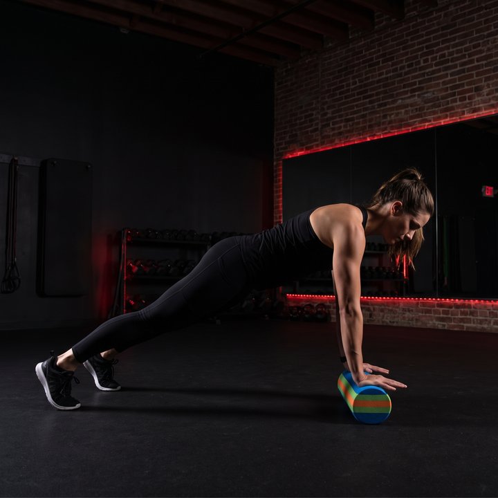 PHYSIOATHLETX Mini Foam Roller - Yoga Pose Prop, Colorful