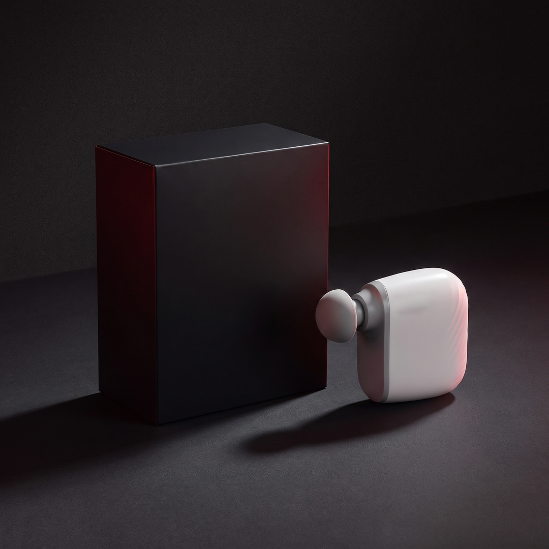 Mini massage gun retail packaging box