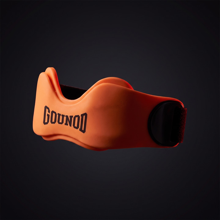 Adjustable Patella Tendon Knee Strap Patellar Support Brace Silicone Pressure Pad Knee Pain Relief Band for Running Basketball Gym Fitness - Orange Wrap Style V2