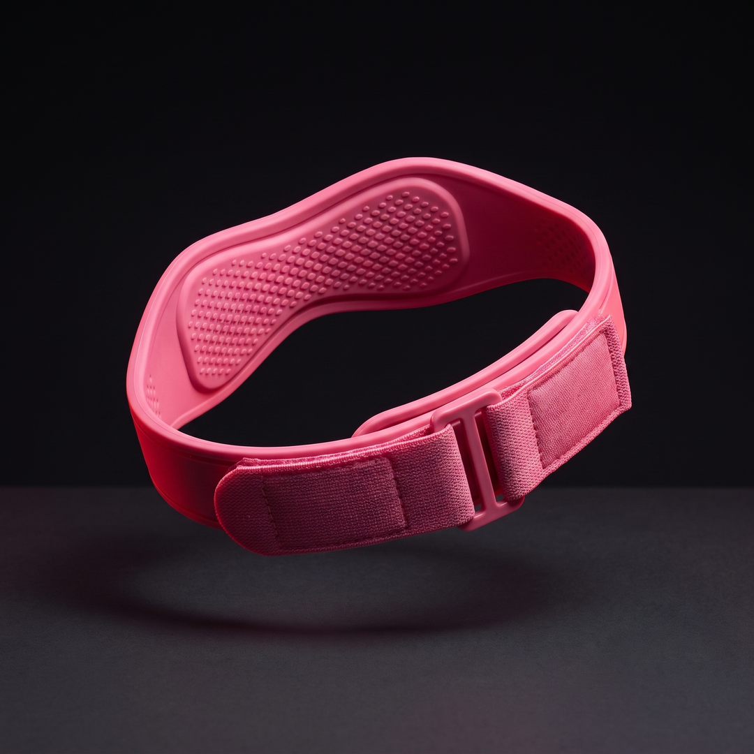 Adjustable Patella Tendon Knee Strap Patellar Support Brace Silicone Pressure Pad Knee Pain Relief Band for Running Basketball Gym Fitness - Pink Wrap Style