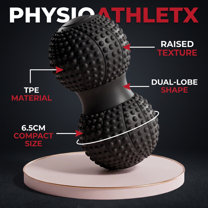 Professional Peanut Massage Ball TPE Raised Point Fascia Ball Back Waist Foot Myofascial Release Ball for Home Gym Recovery Mobility Rehab - Key Specs