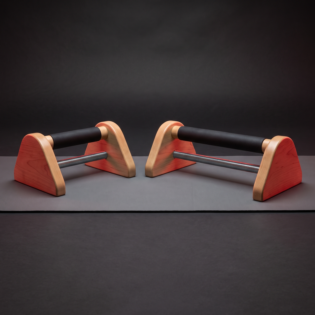 Professional Wooden Push Up Bars Adjustable Portable Push Up Stands - adjustable width feature
