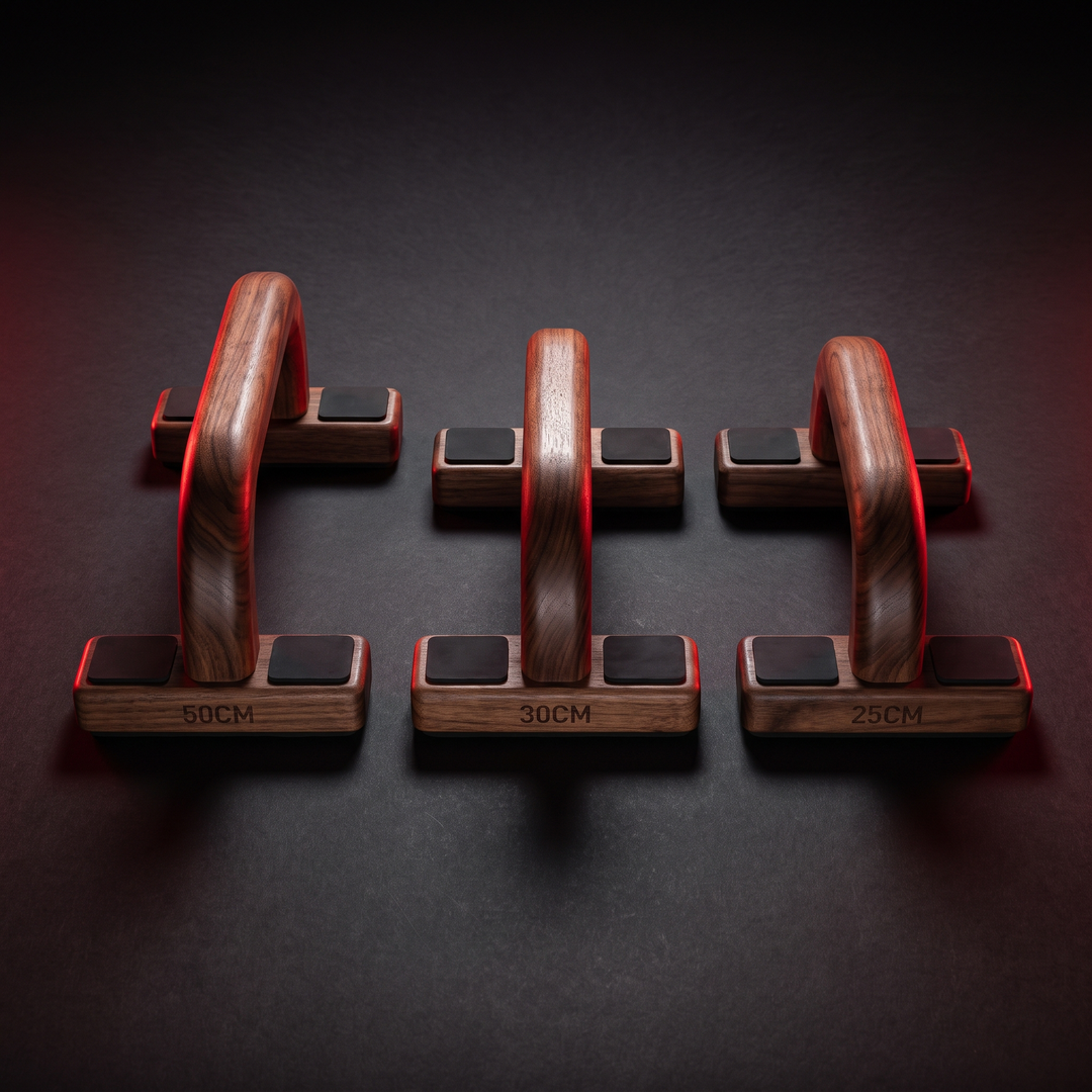 Professional Wooden Push Up Bars Adjustable Portable Push Up Stands - all sizes 50CM 30CM 25CM