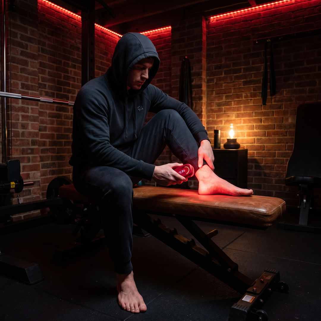 Red Light Therapy Recovery Lamp for Muscle and Joint Comfort - Foot Recovery Routine
