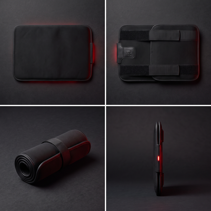 PHYSIOATHLETX Red Light Recovery Pad flexible studio product shot