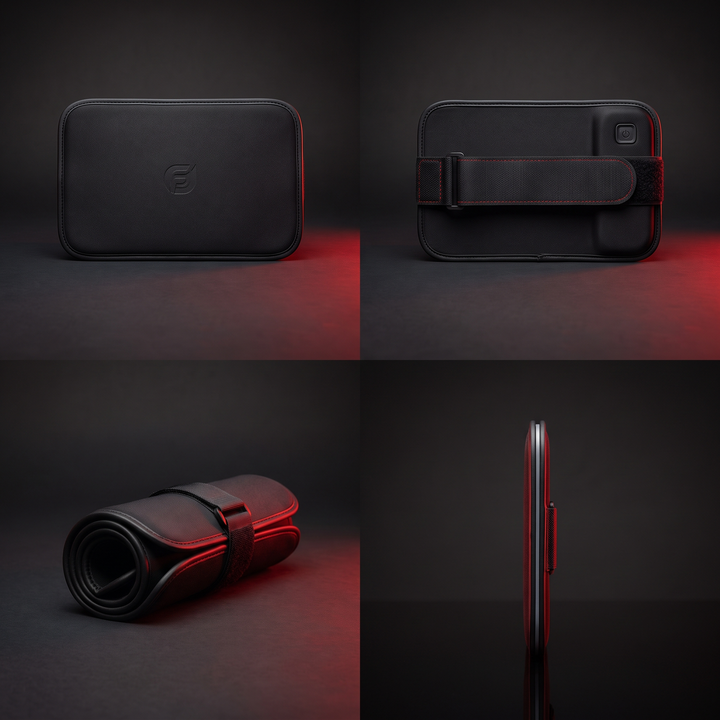 PHYSIOATHLETX Red Light Recovery Pad flexible studio product shot