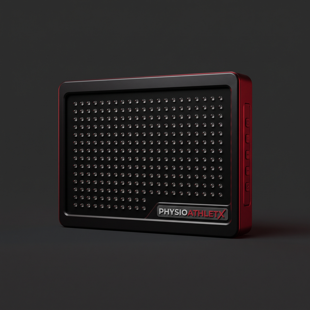 PHYSIOATHLETX red light recovery panel - studio shot powered off
