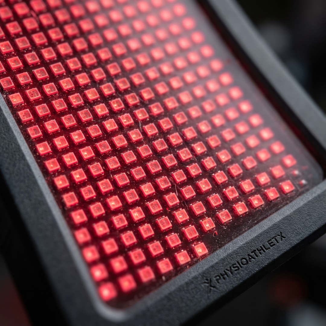 PHYSIOATHLETX red light recovery panel - LED array macro