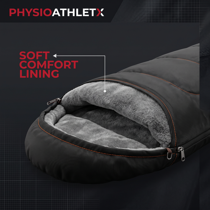 PHYSIOATHLETX Red Light Recovery Wrap - soft comfort lining callout