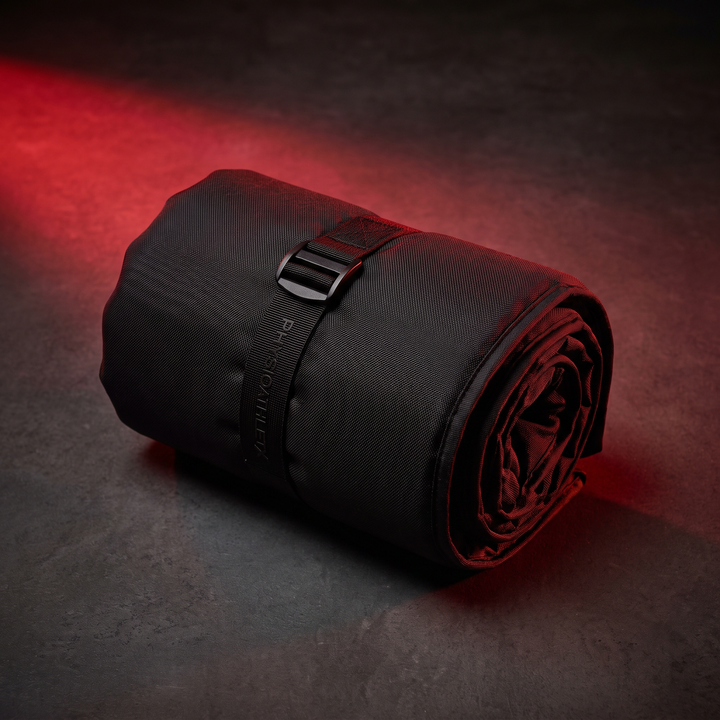 PHYSIOATHLETX Red Light Recovery Wrap - folded compact storage