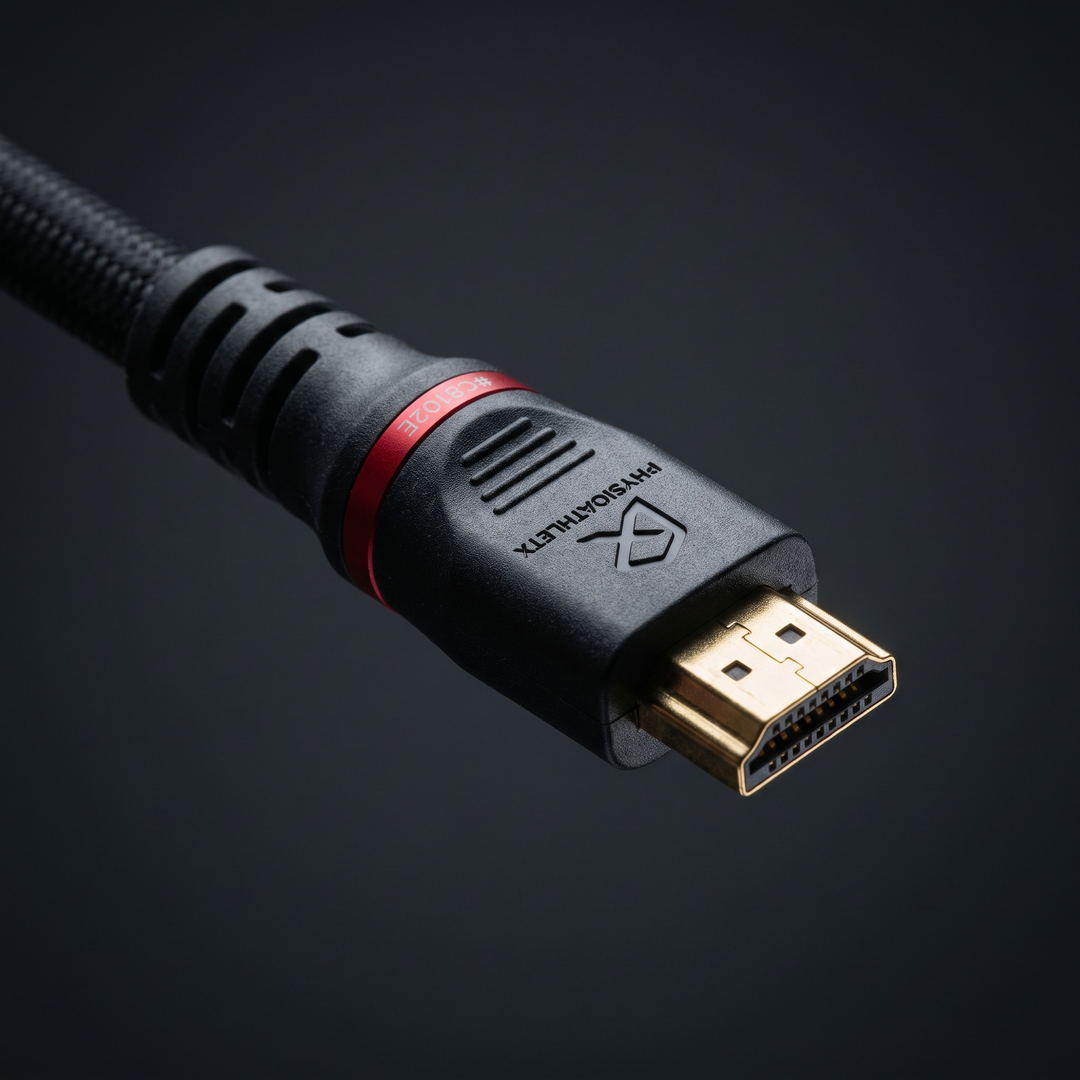 PHYSIOATHLETX Red Light Recovery Wrap - power cable connector macro