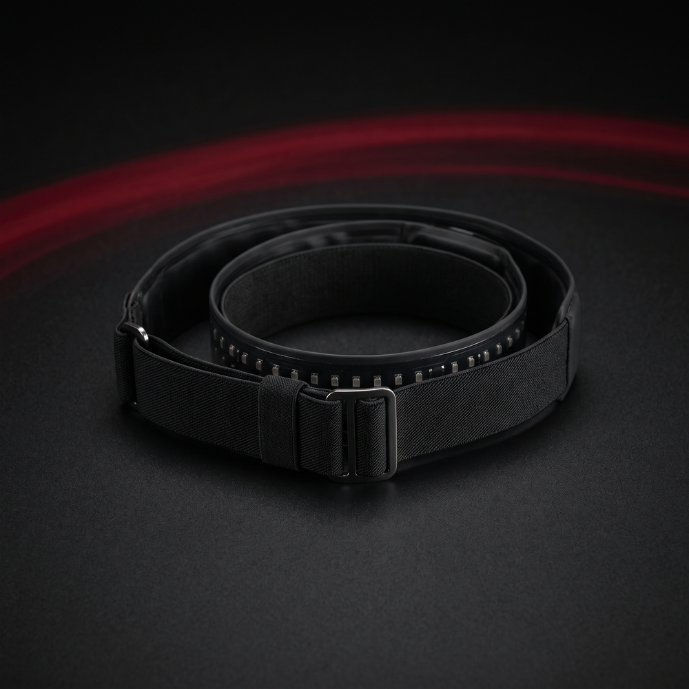 PHYSIOATHLETX Red Light Recovery Belt - studio product shot, powered off