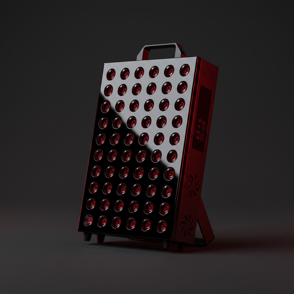 PHYSIOATHLETX red light recovery panel - studio shot powered off