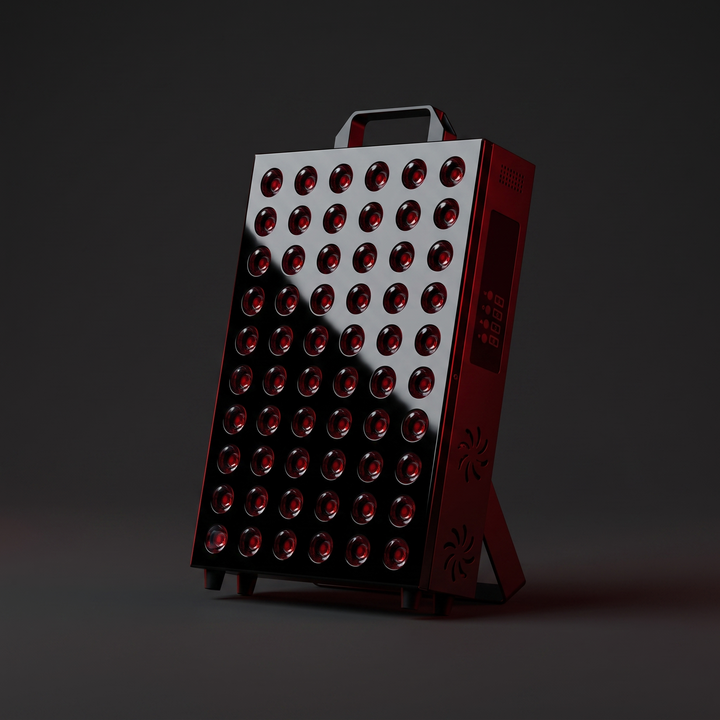 PHYSIOATHLETX red light recovery panel - studio shot powered off