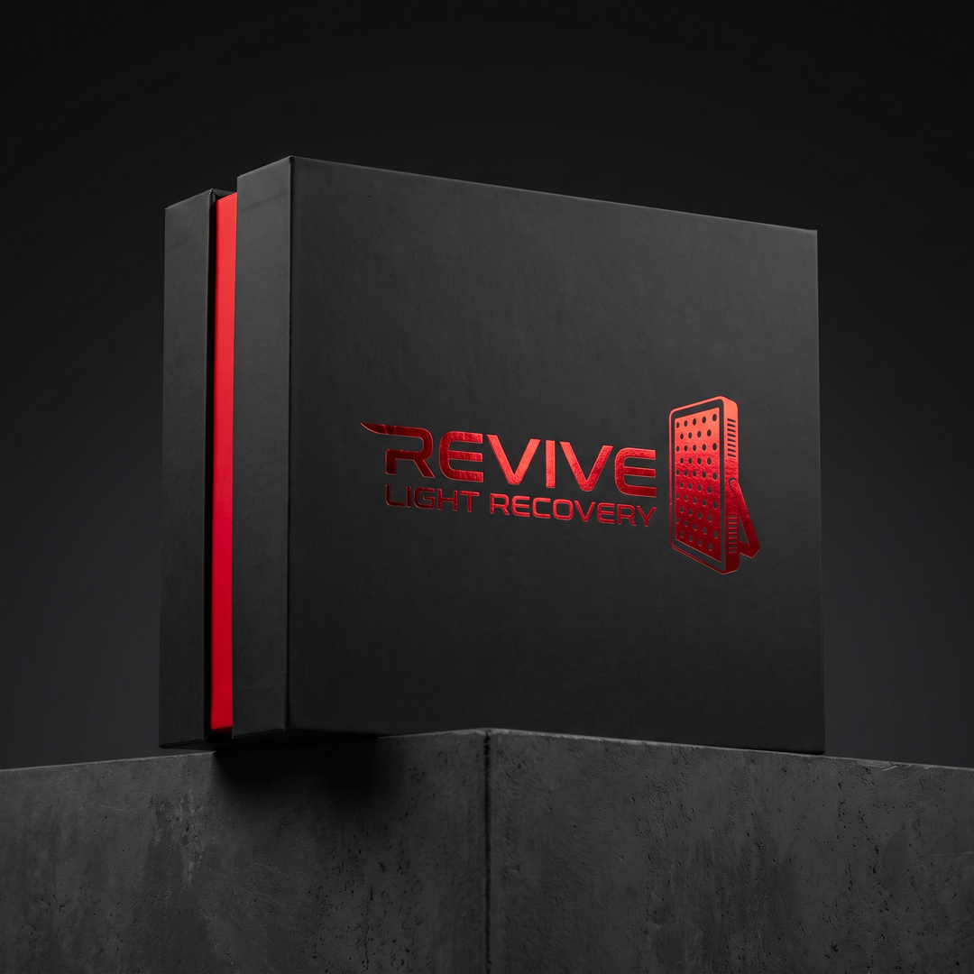 PHYSIOATHLETX red light recovery panel - product packaging