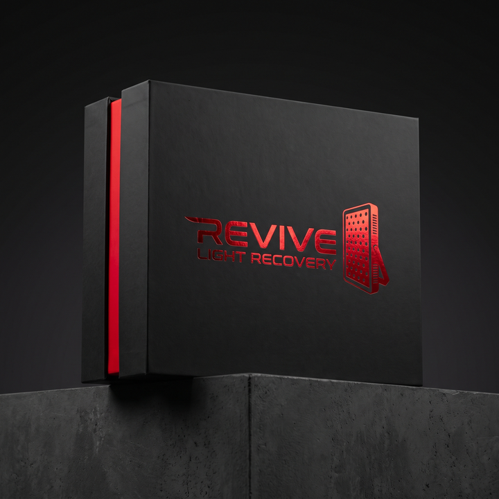 PHYSIOATHLETX red light recovery panel - product packaging