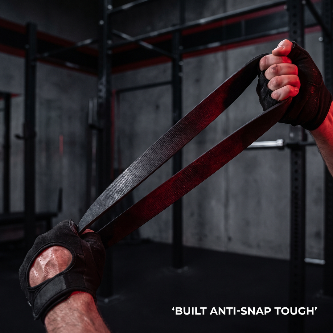 Heavy-Duty Stackable TPE Resistance Band - Anti-Snap Durability Stretch Test