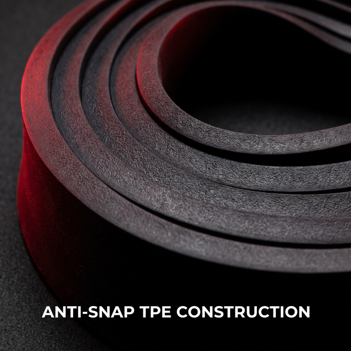 Heavy-Duty Stackable TPE Resistance Band - Anti-Snap TPE Material Texture Close-Up