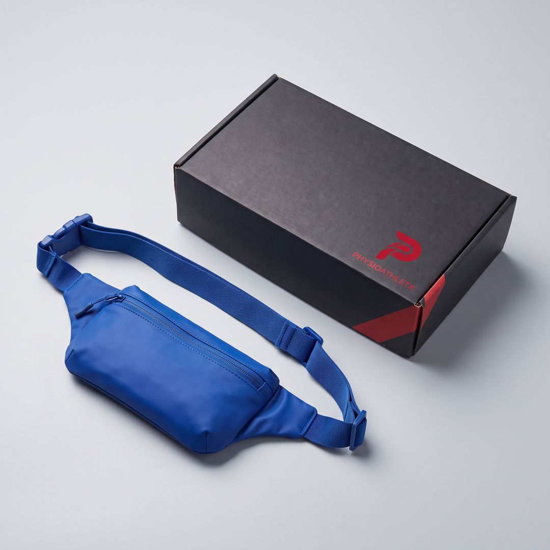 Lightweight Running Waist Bag Waterproof Sports Belt Bag Fitness Phone Holder Gym Cycling Waist Pack for Men Women Outdoor Workout - Blue