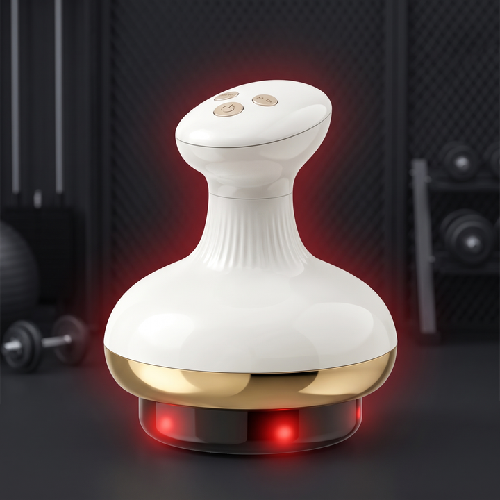 Electric massage scraping brush device, gold variant