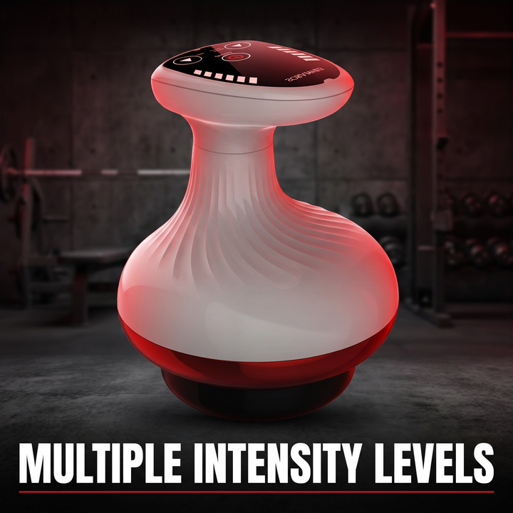 Multiple massage intensity level settings
